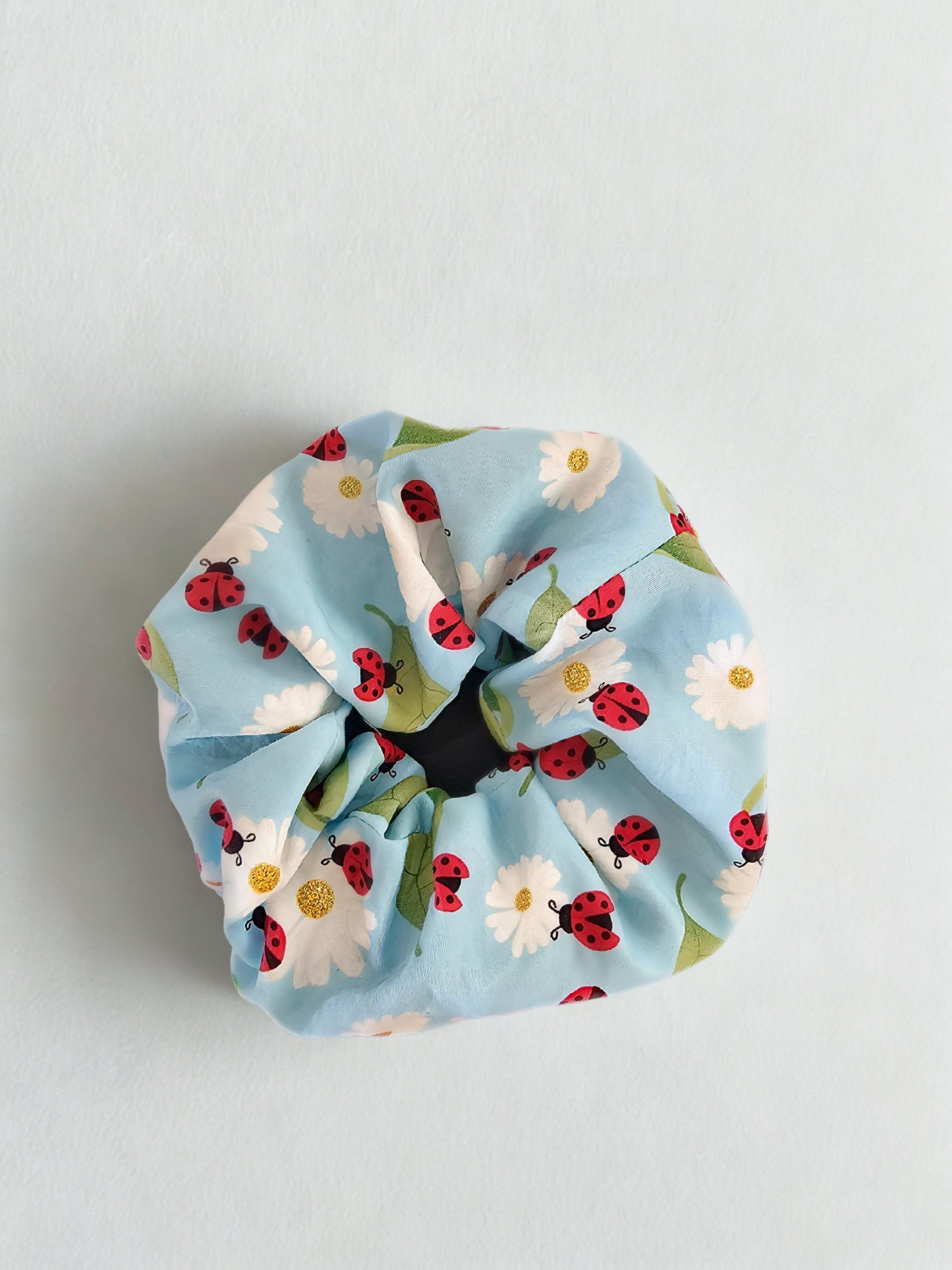 The Ladybug Scrunchie