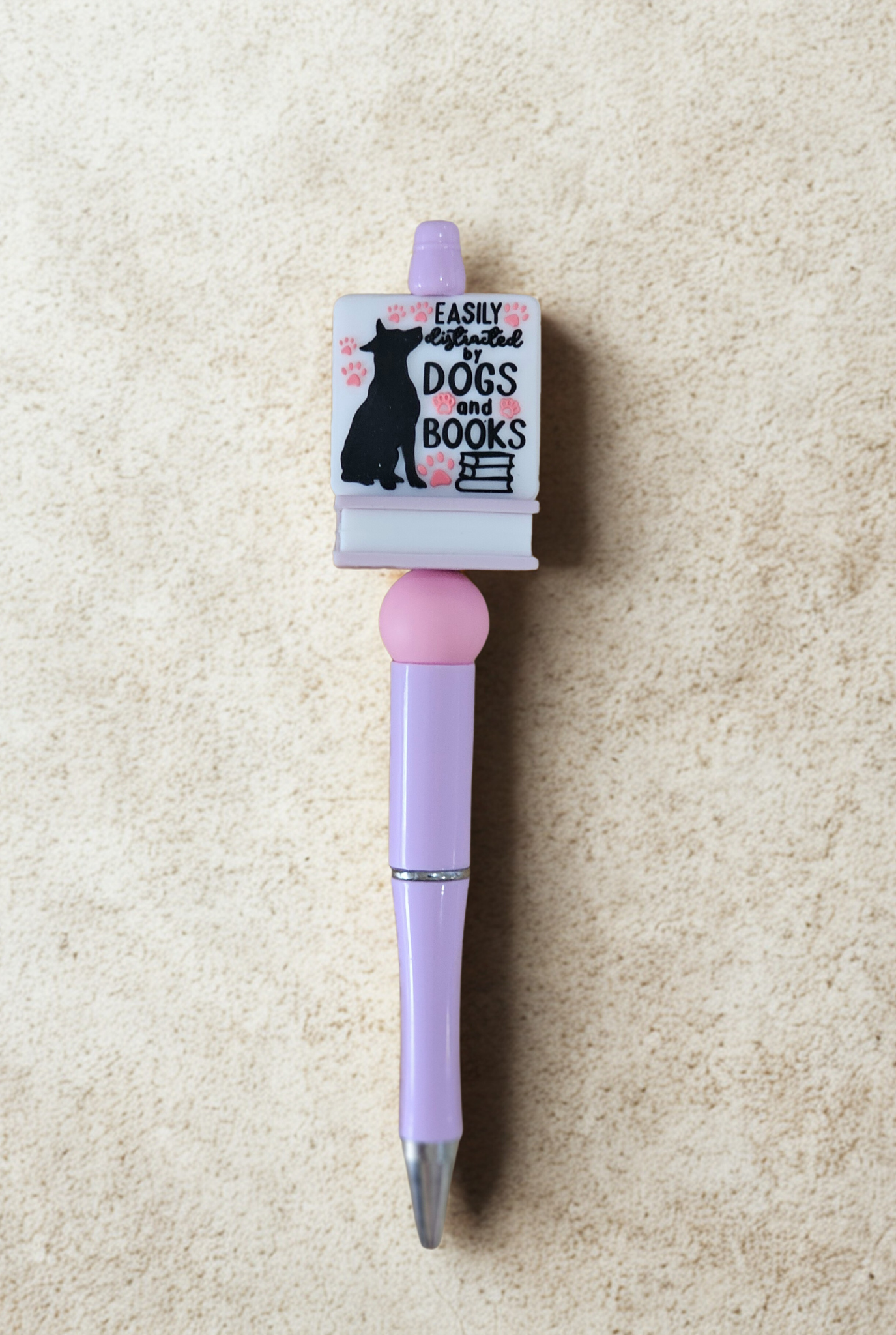 Books & Dogs Pen - Pink