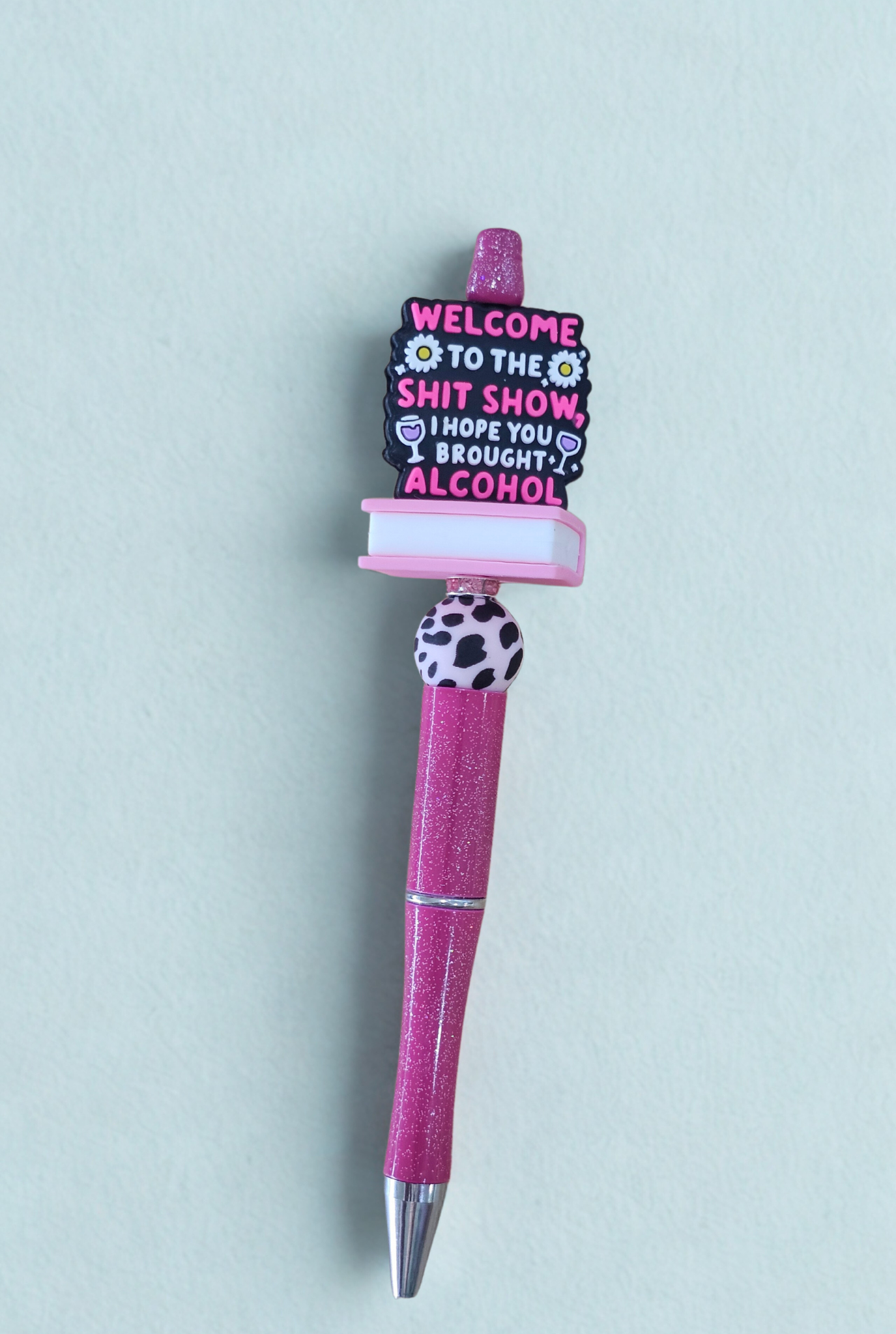 Welcome to the Show Pen - Pink Glitter