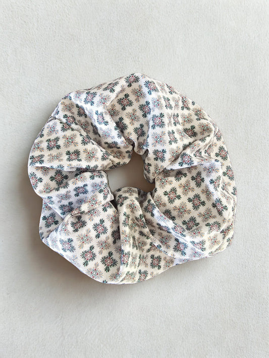 Timeless Floral Scrunchie